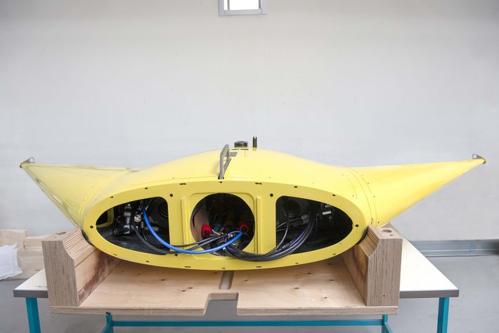Der ROBEX-Gleiter wird typischerweise in Wassertiefen bis 500 Meter eingesetzt. 