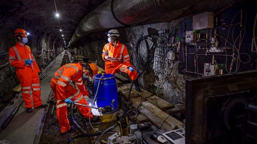 Photo from the Bedretto Underground Lab