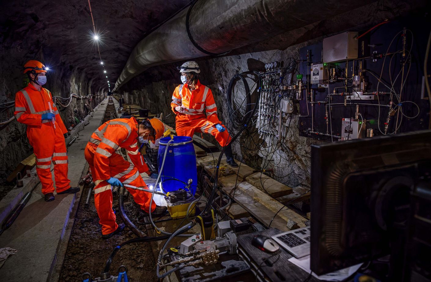 Photo from the Bedretto Underground Lab