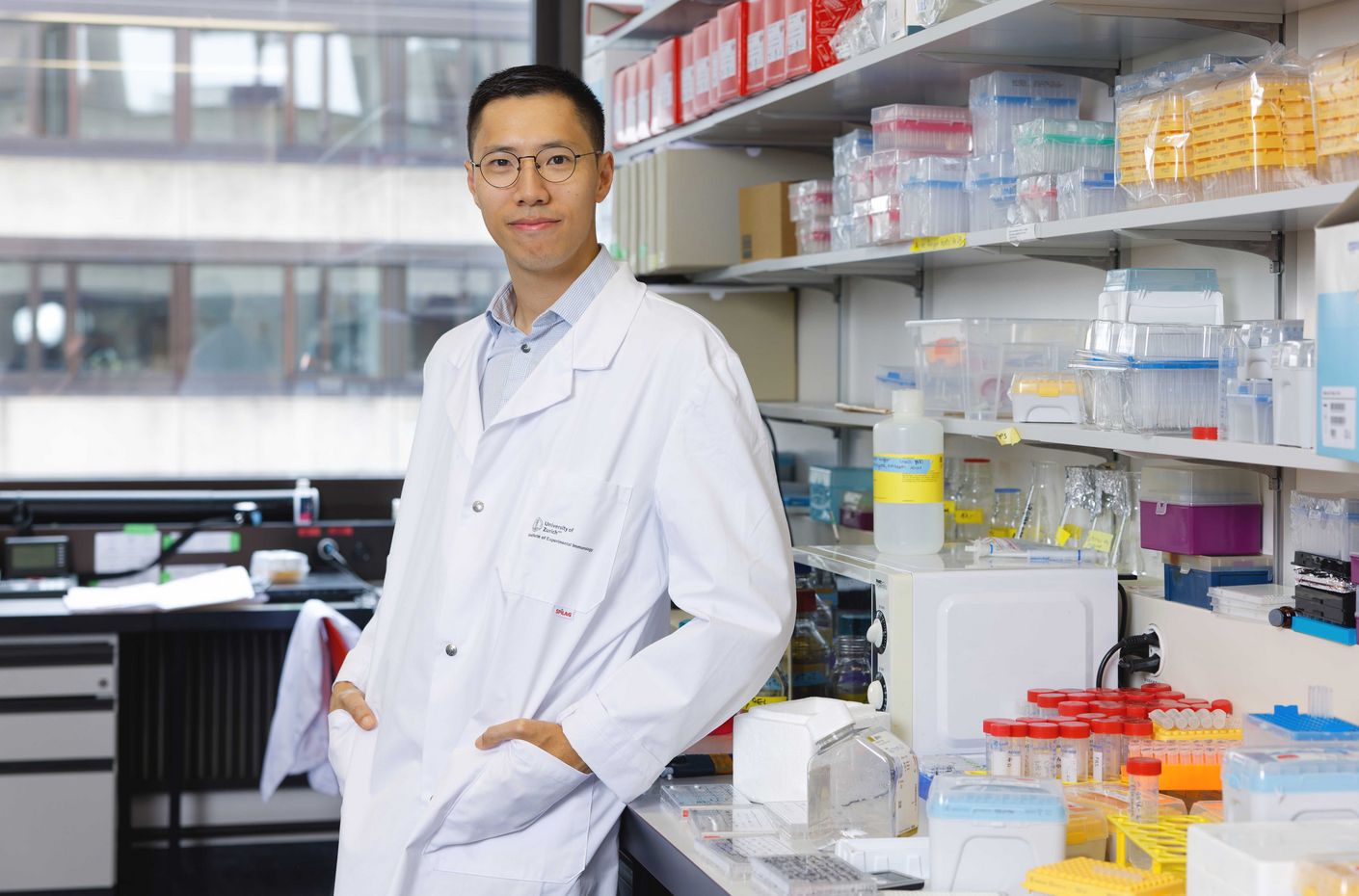 Former racing cyclist, present-day entrepreneur: Kevin Yim has developed blood tests for diagnosing various diseases. Kevin Yim