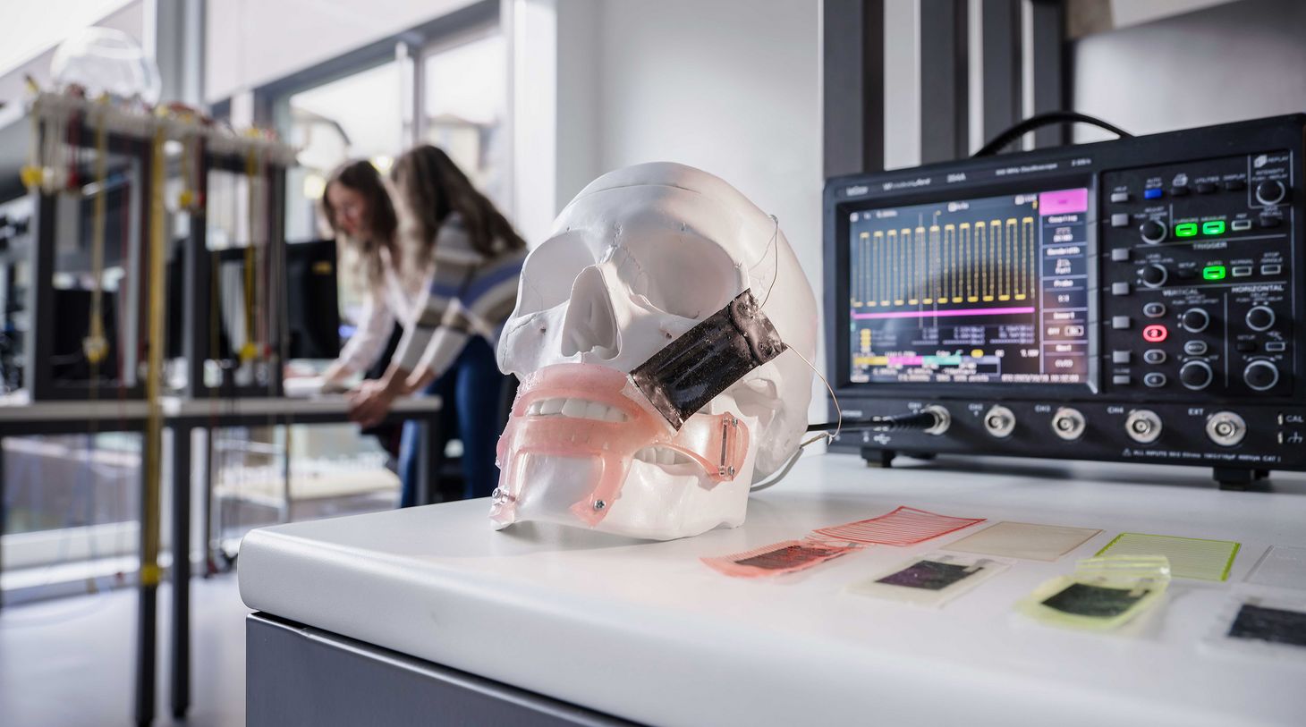Artificial facial muscles at the lab