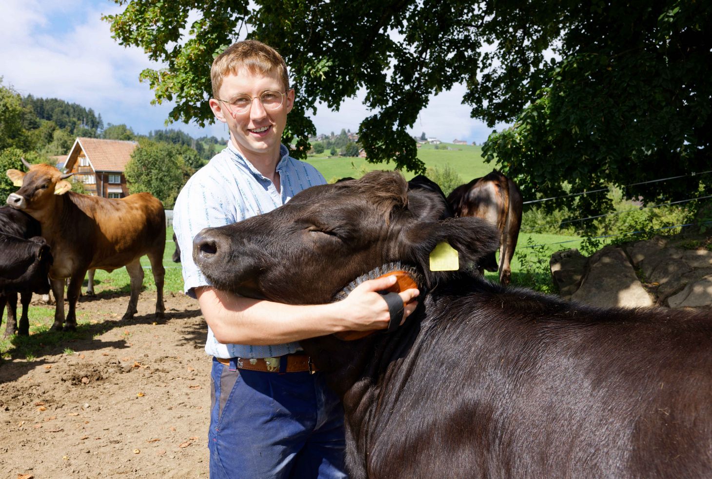 Produktiv, aber unter Berücksichtigung von Tierwohl und Umwelt: Das ist Benedikt Oeschgers Vorstellung von moderner Landwirtschaft.