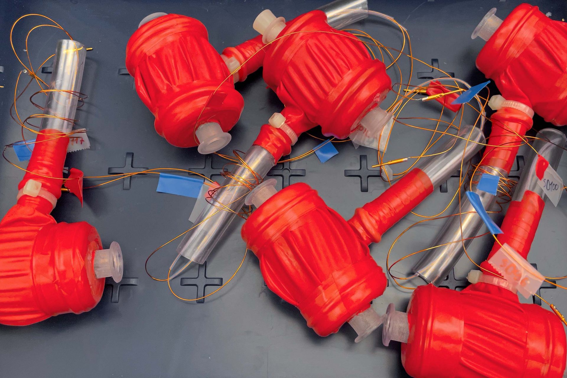 The artificial muscle inserted in the aorta can now muster 7000 volts to give weak hearts a boost. Six artificial muscles