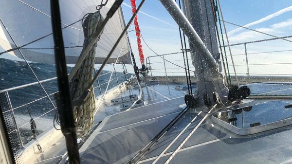 Foto der «Eugen Seibold» während der ersten Testfahrt.