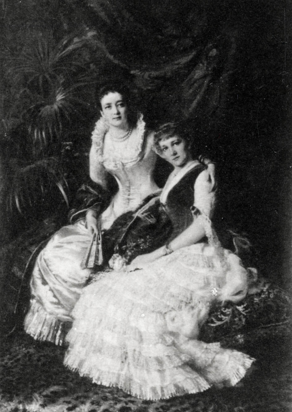 Charlotte (links) und Marie, die beiden Gründerinnen der Werner Siemens-Stiftung